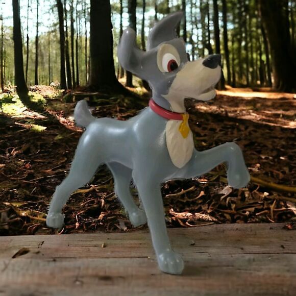 Disney Lady And The Tramp Dog Figure Toy McDonalds Cake Topper 50th Anniversary - Picture 15 of 15